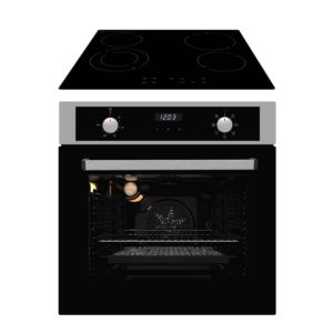 Built In Multifunction Thermo Fan Oven and Ceran Hob Combi Set - 60cm